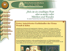 Tablet Screenshot of oberharzer-drechslerstuebchen.de